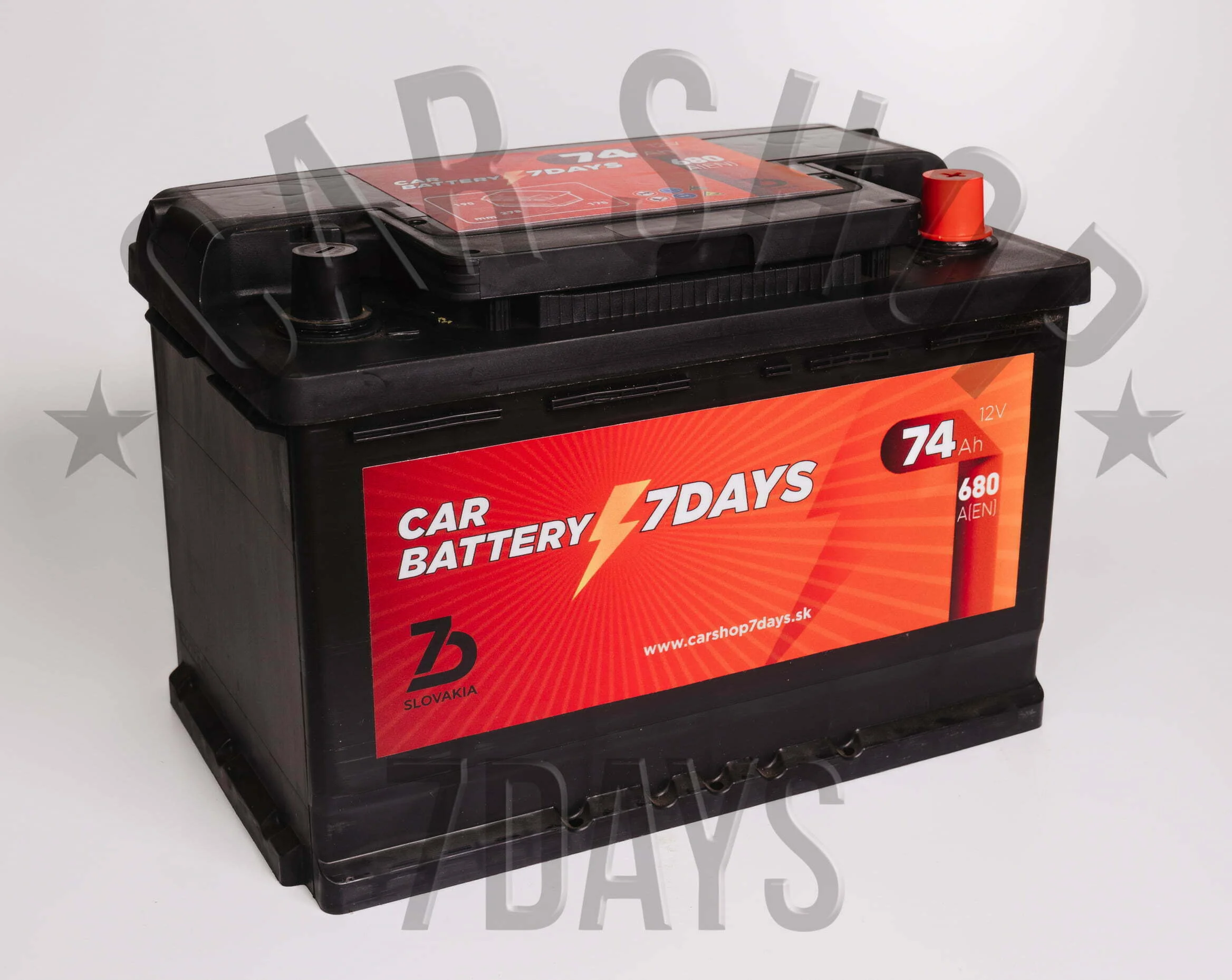 AUTOBATÉRIA CAR BATTERY 7DAYS 74Ah 680A
